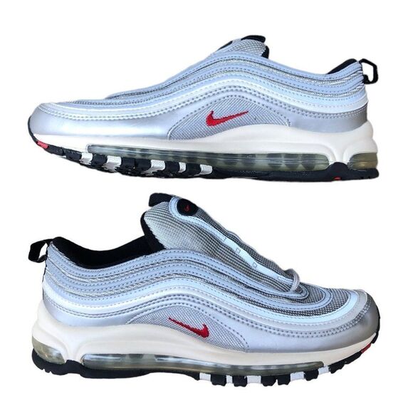 Deadstock Vintage 2002 Nike Air Max 97 Silver Bullet Size 7 - Picture 2 of 16